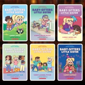 保姆俱乐部图像小说 – Baby-Sitters Little Sister Graphic Novels Series by Katy Farina, Ann M. Marti