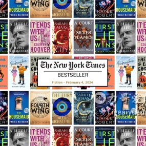 纽约时报畅销榜单 – The New York Times Best Sellers: Fiction February 4, 2024