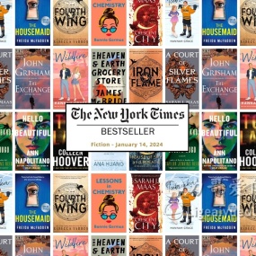 纽约时报畅销榜单 – The New York Times Best Sellers: Fiction January 14, 2024